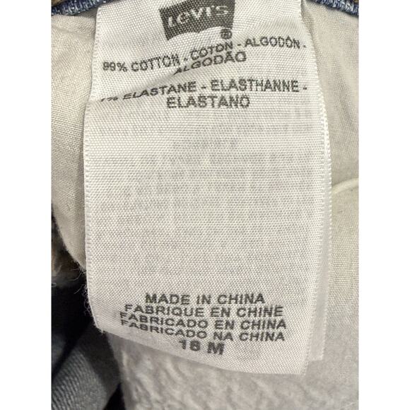 Levi's 505 Straight Leg Denim Jeans Womens Size 16 Comfortable Stretch Fabric - Picture 9 of 9